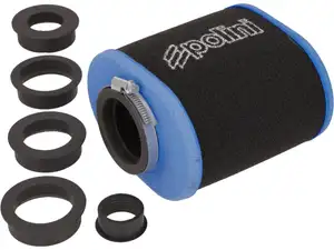 Filtro aria Polini Big Evo Ø 28/35/42/45/49/55 mm ovale / diritto Filtro aria Polini Big Evo Ø 28/35/42/45/49/55 mm ovale / diritto