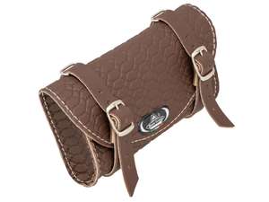 Borsa a tracolla "Oldschool" marrone scuro (motivo a rombi) Borsa a tracolla "Oldschool" marrone scuro (motivo a rombi)
