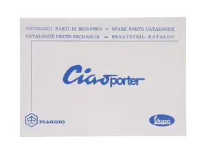 Catalogo ricambi | Piaggio Ciao Porter Catalogo ricambi | Piaggio Ciao Porter