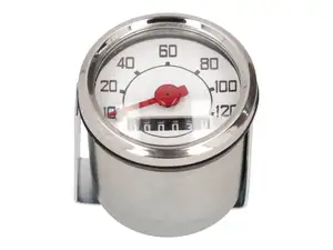 Tachimetro 120 km/h Ø 48 mm Veglia replica | Piaggio Ciao, SI, Bravo, Boxer Tachimetro 120 km/h Ø 48 mm Veglia replica | Piaggio Ciao, SI, Bravo, Boxer