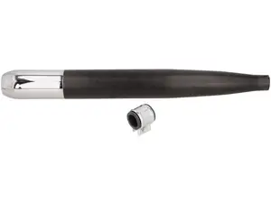 GPO Terminale per sigari Ø 28 / 60 mm nero / cromato | Sachs GPO Terminale per sigari Ø 28 / 60 mm nero / cromato | Sachs