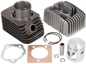Kit cilindro Polini 46 mm incl. testa 12 mm KoBo | Piaggio Ciao, Bravo, Boxer Kit cilindro Polini 46 mm incl. testa 12 mm KoBo | Piaggio Ciao, Bravo, Boxer