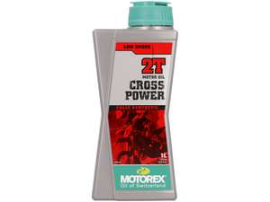 Olio per motori a 2 tempi Motorex «CROSS POWER 2T» completamente sintetico, 1 L Olio per motori a 2 tempi Motorex «CROSS POWER 2T» completamente sintetico, 1 L