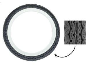 Pneumatici Fortune 2,75 x 17" F911 a parete bianca Pneumatici Fortune 2,75 x 17" F911 a parete bianca
