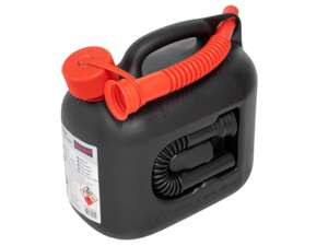 tanica di benzina hünersdorff 5 L con tubo di rifornimento tanica di benzina hünersdorff 5 L con tubo di rifornimento
