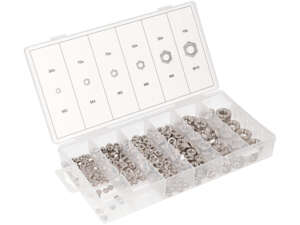 BGS Set di dadi Inox 300 pz. BGS Set di dadi Inox 300 pz.