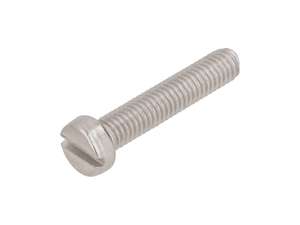 Vite M6x30 testa cilindro con intaglio in acciaio inox Vite M6x30 testa cilindro con intaglio in acciaio inox