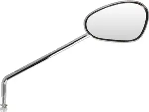 Bumm specchio ovale angolato a destra cromo Bumm specchio ovale angolato a destra cromo