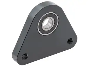 swiing® ingenious triangular bearing plate Racing aluminum black | Piaggio Ciao, SI, Bravo swiing® ingenious triangular bearing plate Racing aluminum black | Piaggio Ciao, SI, Bravo
