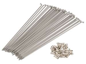WWS 22" Speichen-Set inkl. Nippel (2.6 x 249 mm) Inox WWS 22" Speichen-Set inkl. Nippel (2.6 x 249 mm) Inox