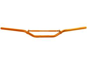 Piastra forcella manubrio da corsa 8 cm alluminio arancione Piastra forcella manubrio da corsa 8 cm alluminio arancione