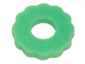 Tappo ornamentale in spugna ondulata verde benzina Tappo ornamentale in spugna ondulata verde benzina