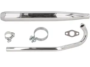 Sigaro di scarico GPO Ø 28 / 60 mm cromato | Sachs 503 ADV Sigaro di scarico GPO Ø 28 / 60 mm cromato | Sachs 503 ADV