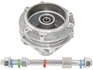 Radnabe inkl. Achse Gussrad hinten | Puch Maxi, X30 NG-2AH Radnabe inkl. Achse Gussrad hinten | Puch Maxi, X30 NG-2AH