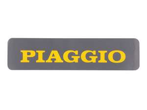 Adesivo serbatoio "PIAGGIO" 115 x 27 mm grigio/arancio | Piaggio Ciao, SI, Bravo, SUPERbravo Adesivo serbatoio "PIAGGIO" 115 x 27 mm grigio/arancio | Piaggio Ciao, SI, Bravo, SUPERbravo