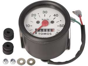 Tacho 60 km/h Ø 60 mm beleuchtet | Tomos Tacho 60 km/h Ø 60 mm beleuchtet | Tomos