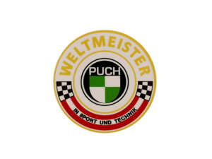 Adesivo "Puch World Champion" Ø 53 mm Adesivo "Puch World Champion" Ø 53 mm