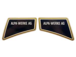 Set di adesivi dorati Alpa-Werke AG (Alpa Black River) Set di adesivi dorati Alpa-Werke AG (Alpa Black River)