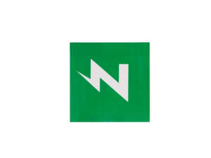 Adesivo NewFren "N" verde Adesivo NewFren "N" verde
