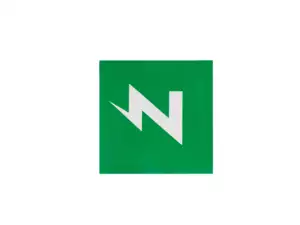 Adesivo NewFren "N" verde Adesivo NewFren "N" verde