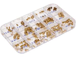 Set di nippli per saldatura 135 pezzi. Set di nippli per saldatura 135 pezzi.