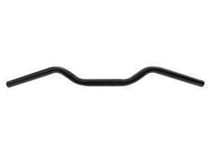 Piastra forcella del manubrio profonda 6 cm curva nera Piastra forcella del manubrio profonda 6 cm curva nera