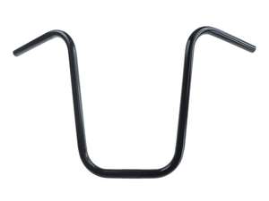Piastra forcella manubrio 36 cm curva nera Piastra forcella manubrio 36 cm curva nera