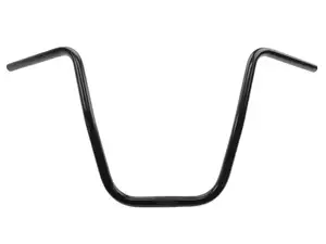 Piastra forcella manubrio 36 cm curva nera Piastra forcella manubrio 36 cm curva nera