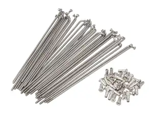 Set di raggi GPO incl. nipplo (2,9 x 178 mm) ruota anteriore Inox | Piaggio Ciao, Bravo, Boxer Set di raggi GPO incl. nipplo (2,9 x 178 mm) ruota anteriore Inox | Piaggio Ciao, Bravo, Boxer