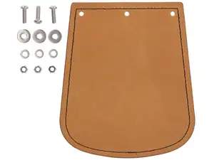 66HEROES Paraspruzzi in pelle largo 66HEROES Paraspruzzi in pelle largo