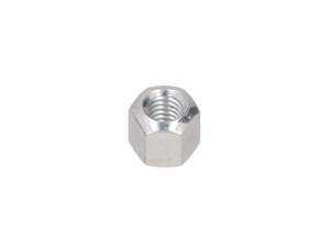 Dado M6 medio alto (1,5D) arrotondato su un lato zincato (resistenza 10) Dado M6 medio alto (1,5D) arrotondato su un lato zincato (resistenza 10)