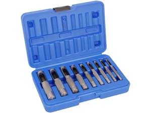 Set di punzoni BGS (3 - 12 mm) 9 pezzi. Set di punzoni BGS (3 - 12 mm) 9 pezzi.