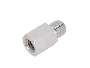 Adattatore attacco specchio M8 - M10 cromo Adattatore attacco specchio M8 - M10 cromo