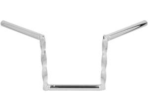 Piastra forcella manubrio 21 cm "Z" tornita cromata Piastra forcella manubrio 21 cm "Z" tornita cromata
