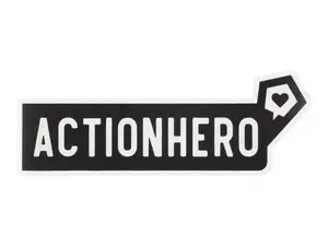 Adesivo mk-Merch "AKTIONHERO" 25 x 100 mm Adesivo mk-Merch "AKTIONHERO" 25 x 100 mm