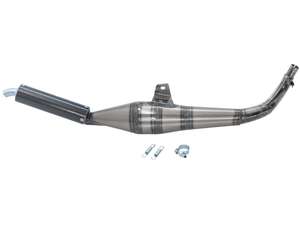 Scarico Simonini Thunder Ø 22 mm in carbonio | Piaggio Ciao, Bravo Scarico Simonini Thunder Ø 22 mm in carbonio | Piaggio Ciao, Bravo