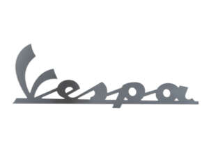 Adesivo "Vespa" emblema 3D in alluminio Adesivo "Vespa" emblema 3D in alluminio