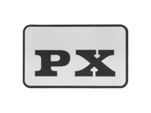 Adesivo "PX" 52 x 32 mm | Piaggio Ciao PX Adesivo "PX" 52 x 32 mm | Piaggio Ciao PX