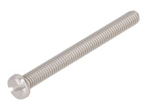 Vite M6x60 testa cilindro con intaglio in acciaio inox Vite M6x60 testa cilindro con intaglio in acciaio inox