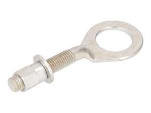 Morsetto per ruota Ø 16,4 mm M7 disco a gomito zincato Morsetto per ruota Ø 16,4 mm M7 disco a gomito zincato