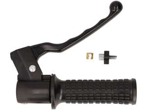 Set manopole Domino alluminio nero | Piaggio Ciao, SI Set manopole Domino alluminio nero | Piaggio Ciao, SI