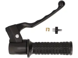 Set manopole Domino alluminio nero | Piaggio Ciao, SI Set manopole Domino alluminio nero | Piaggio Ciao, SI