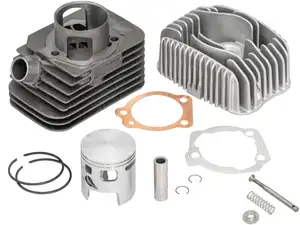 Kit cilindro Malossi 46,5 mm incl. testa 12 mm KoBo | Piaggio Ciao, SI, Bravo, Boxer Kit cilindro Malossi 46,5 mm incl. testa 12 mm KoBo | Piaggio Ciao, SI, Bravo, Boxer
