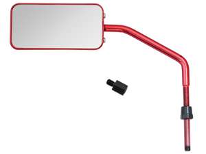 Specchio GPO "stile F1" rosso Specchio GPO "stile F1" rosso