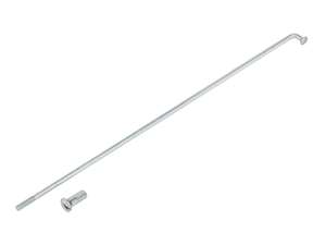 GPO 17" raggi singoli incl. nipplo (2,9 x 188 mm) argento GPO 17" raggi singoli incl. nipplo (2,9 x 188 mm) argento