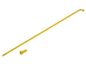 GPO 19" raggi singoli incl. nipplo (2,9 x 212 mm) oro GPO 19" raggi singoli incl. nipplo (2,9 x 212 mm) oro