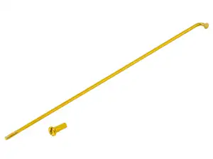 GPO 19" Speiche einzeln inkl. Nippel (2.9 x 212 mm) gold GPO 19" Speiche einzeln inkl. Nippel (2.9 x 212 mm) gold