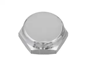 Dado tubo sterzo M26x1 piastra forcella chiusa cromo | Tomos Dado tubo sterzo M26x1 piastra forcella chiusa cromo | Tomos