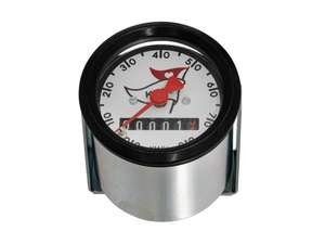66HEROES speedometer 80 km/h Ø 48 mm "cult flag" 66HEROES speedometer 80 km/h Ø 48 mm "cult flag"
