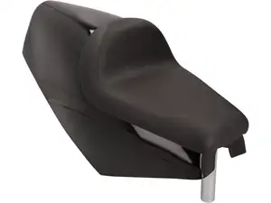 Guscio della sella in poliestere da corsa nero Guscio della sella in poliestere da corsa nero